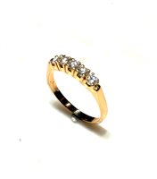 Anello Sommer Gioielli Donna CLASSICI in Oro giallo Diamante 0.35 Ct RIVIER DIA CT 0.35 G OV - RIVIER DIA CT 0.35 G OV